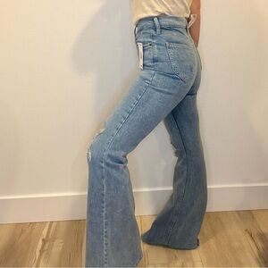 NWT Lee High Rise Women's Jeans in Light Blue